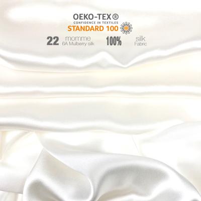 China Wholesale Anti Pill 16/19/22/25MM 100% Silk Fabric 6A Grade Mulberry Silk Fabric With OEKO-TEX100 for sale