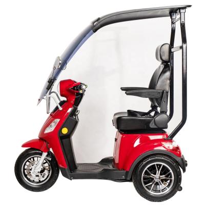 China High Quality Unisex Luxury 3 Wheel Three Wheel Electric Mobility Scooter With Roof for sale