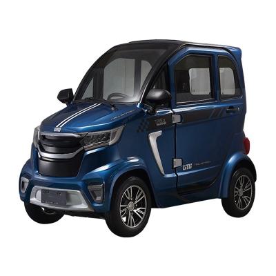 China Leather Road Legal Registrable 2000w 4 Wheel Europe Electric Car With EEC COC Certificate for sale