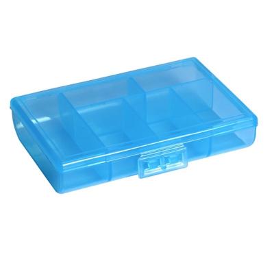 China Modern Clear Plastic Fishing Tackle Medicine Box Jewelry Ending Coins Multi-compartment Storage Box for sale