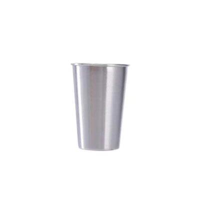 China New 304 Stainless Steel Classic/Postmodern Portable Simple Single Layer Cold Beer Mug Coffee Drinkware Cold Cups for sale