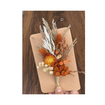 China Wedding Party Shop Decoration Home Terracotta Set Mini Dried Flower Bouquets With Card Small Bottle Arrangements Table Decorations Letter Box Gifts for sale