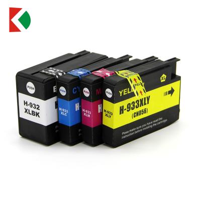 China Compatible Original Replacement Ink Cartridge COMPATIBLE For Officejet 6100 H611a Printer Black Refillable 932 Ink Cartridge 933XL Empty for sale