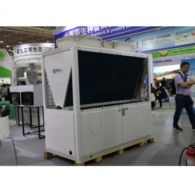 China Hotel HANHONG Smart Full DC Inverter Air Source Heat Pump Heating And Cooling for sale