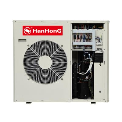 China Hanhong outdoor wall mounted heat pump evi split air to water heat pump for household for sale