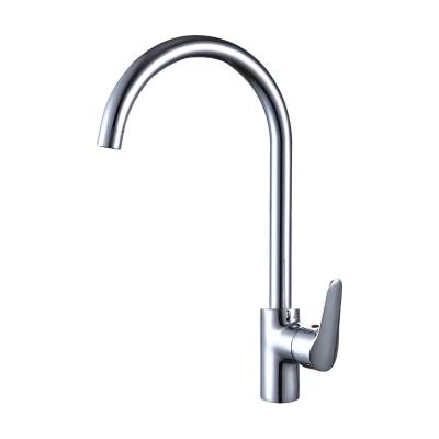 China Durable Kitchen Sink Faucet Hot And Cold Mixer Tap Brass Kitchen Faucet Single Hole Hot And Cold Kitchen Faucet for sale