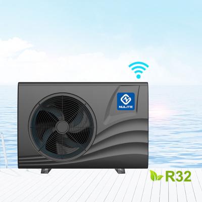 China *Air Source Outdoor DC Inverter Swimming Pool Heat Pump With Titanium PVC Heat Exchanger Side Discharge for sale