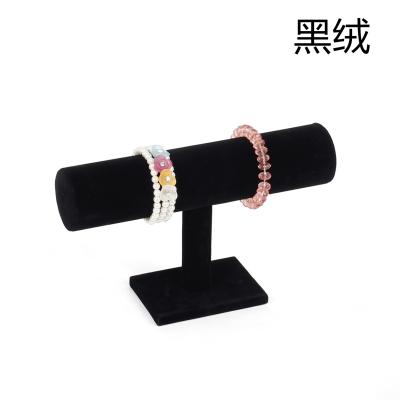 China Velvet T shape velvet wristband display, velveteen, with PU leather, different styles for choice, 300x175x250mm for sale