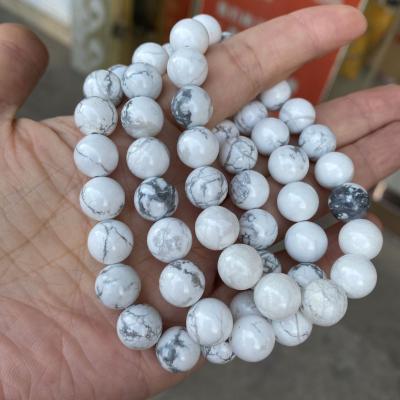 China Nature Romantic Handmade White Turquoise Gemstone Bracelets Mixed Many Different Colored Stone Bracelets for sale