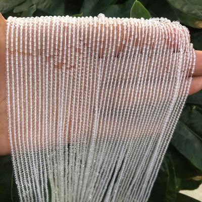 China Round Clear Stone 2mm Stone DIY Crystal Jewelry Beading Loose Beads 37CM ​​/strands for sale