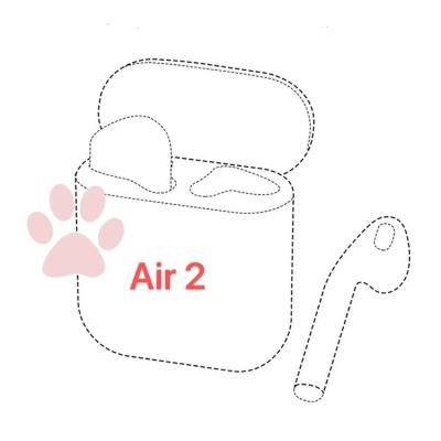 China Hot Selling 1:1 Subwoofer In-ear In-ear Factory Quality Customized Air2 Wireless Earphone for sale