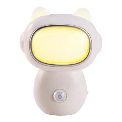 China Modern Cute Kids White Color Table Lamp Smart Decorative Magnetic Led Touch Wall Lamp Night Light for sale