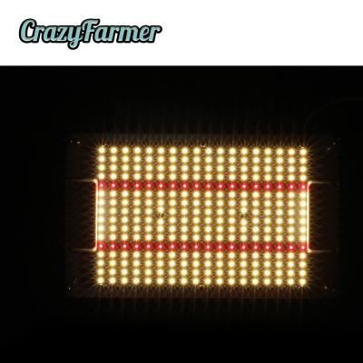 China Seed starting Geeklight 120w CrazyFarmer lm301 2020 heater panel 3000K/3500K 660nm led grow lights aeropots for sale