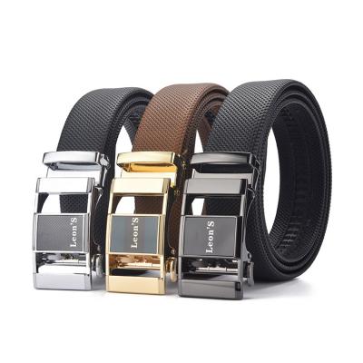 China New Adjustable Casual Automatic Buckle Belt Comfortable Factory Custom Various Colors for sale