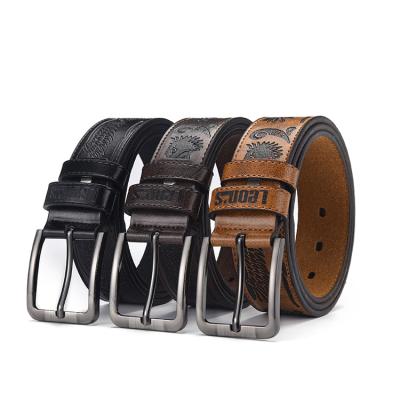 China 2020 Comfortable Custom Design Cheap Price Leather Belt Men Belts With Logo for sale