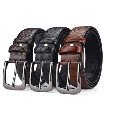 China Factory-Pilot Wholesale Fashion.Casual Good Quality PU Leather Luxury Pin Buckle Pin Designers Custom Belt For Men for sale