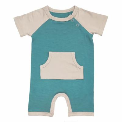 China Soft GOTS GRS Certified Bamboo Baby Clothes Breathable Infant Jumpsuit Skin-Friend Newborn Infant Rompers for sale