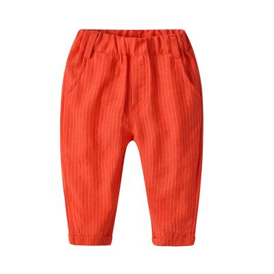 China Comfortable Customized Accept Factory Price Formal Boy's Pants Red Baby Pants Good Quality for sale