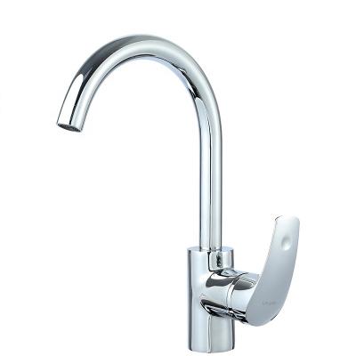 China Modern High Quality Double Handle Sink Faucet 304 Stainless Steel Kitchen Sink Mix for sale