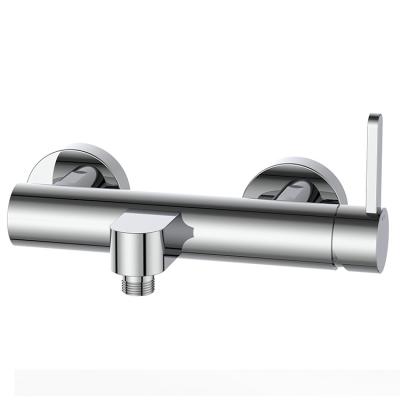 China China Faucet Supplier Modern Luxury Bathroom Shower Mixer Set Bath Shower Wall Mounted Brass Faucet For Cold And Hot Water for sale