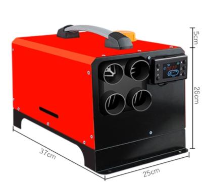 China Aluminum Car Air Conditioner System Diesel Parking Heater 12V 24V 5KW/2KW Air Heater for sale