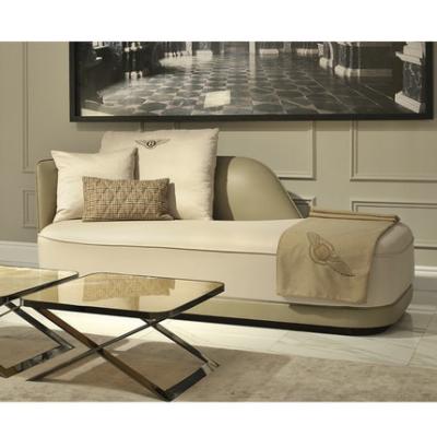 China LEATHER with steel legs villa luxury leather sofa set with living room furniture reliner sofa for sale