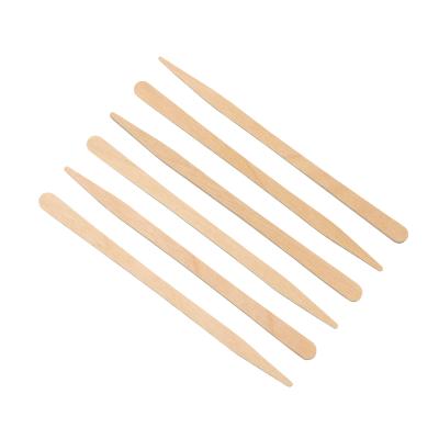 China Hair Removal Applicator Paper Wrapped Food Waxing Spatulas Beauty Applicators Wooden Sticks for sale