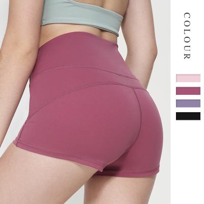 China New Product High Waisted Breathable Custom Logo Compression Fitness Shorts Gym Shorts Legging Seamless Yoga Shorts for sale