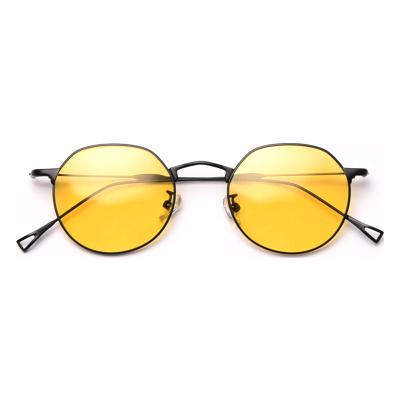 China Fashion Sunglasses Metal Color Polarized Sunglasses Street Shooting Sunglasses Retro Customized Polarized Sunglasses for sale