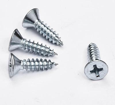 China Pan China Hot Sale Length 9.5Mm-200Mm Carbon Steel Self Tapping Screws Din 7982 Nickel Plated Self Tapping Screws for sale