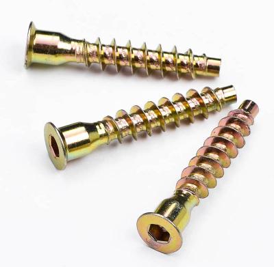 China Male Female Furniture Screws Pan Diameter 2.9/3.5/4.2/4.8/5.5/6.3 Screw 50Mm Hex Flat Head Socket Head for sale