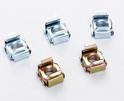 China 303/304/316 4.8/8.8/10.9/12.9 Grade Stainless Steel Galvanized Cross Recessed Cage Nut Cheap Metal Manufacturer M6 Cage Nuts for sale