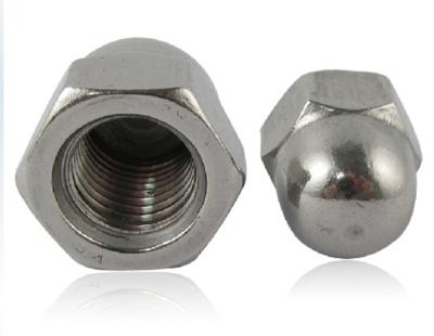 China Hot Sale Stainless Steel 303/304/316 12Mm Galvanized Cross Recessed Cap Nuts/Special Nickel Plated/Hex Iron Passivated for sale