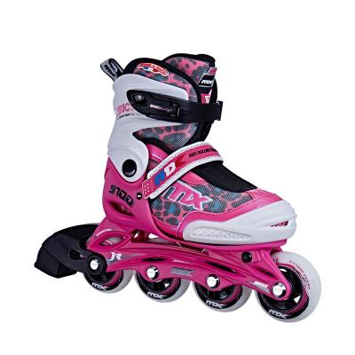 China Professional Brand 4 Wheels Plastic Microfiber Brake Nylon Roller Skates For Kids for sale