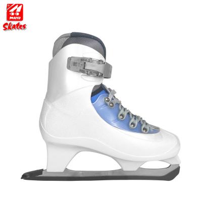 China Brand Women Girls PVC Boots Fiber Customized Heavy Duty Top Ice Skate for sale