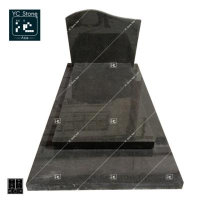 China Black Polishing Minimalist Imapala Granite Headstone Monument Headstones And Monuments Granite Headstones for sale