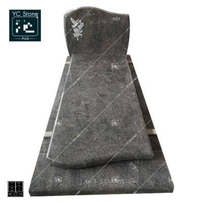 China Cheap Blue Granite Headstone Himalayas Headstone Poland Granite EUROPEAN And Monuments Granite for sale