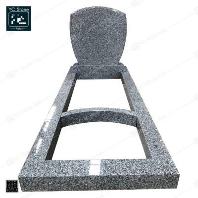 China European Polished White Granite Tombstone Headstone Granite Monument And Headstone For Grave for sale