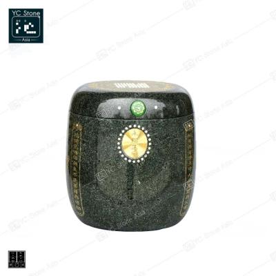 China European Style YC STONE ASIA: Cheap Marble Or Granite Cremation Urn For Accessories Marble Granite Onyx Urns For Ashes Of The Deceased for sale