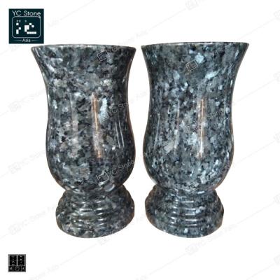 China EUROPEAN Romania Cemetery Vases China G603 Granite Tombstone Romania Flower Vase for sale