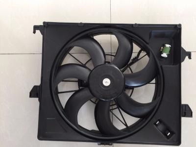 China PA66 Car Radiator Fan Radiator Components Square Shape for sale