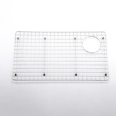 China 304 Stainless Steel Kitchen Sink Wires Kitchen Product Bottom Grid Proof Drying Proof Support Popular Bottom Kitchen Rack for sale