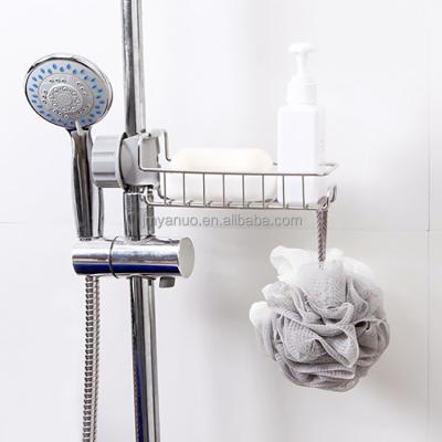 China Sustainable Stainless Steel Faucet Faucet Drain Rack Kitchen Sink Sponge Holder for sale