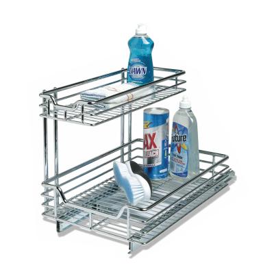 China Factory Sustainable Sale Hanging Kitchen Pull Out Kitchen Organizers Cabinet Rack for sale