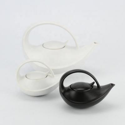 China Hot Selling Unique Viable Design Cheap Price Graceful Classical Ceramic Japaneae Teapot for sale