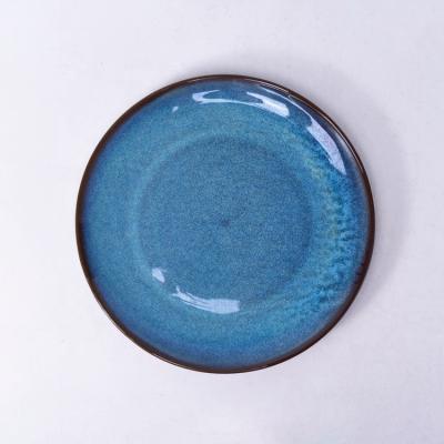 China Sustainable Hot Selling Cheap Ceramic Dinnerware Round Bulk Charger Dishes For Hotel for sale