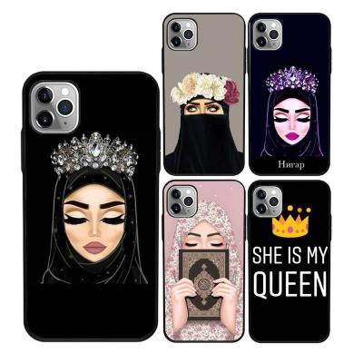 China cute Anti-drop Islam girl muslim tpu phone case custom for HUAWEI Mate 20 Lite / 20 Pro 20X / 20 Lite 10 Pro / 10 / for sale