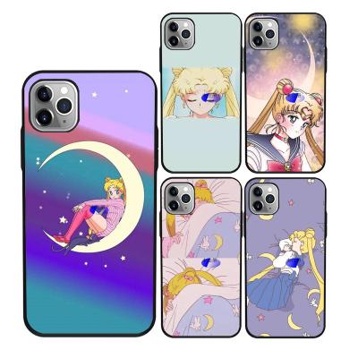 China FashionSailor Comfortable Moon Phone Case Custom Printing for iPhone 12 11Pro 11 Max X XS XR XS Max 8plus 8 7plus 7 6plus 6 5 5E case for sale