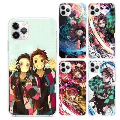 China 100% Eco-friendly Anime Nezuko Kamado Clear Phone Case TPU Printed Phone Case For iphone 12 11 pro 11Pro 8 7 6 6S Max plus X XS max XR case for sale