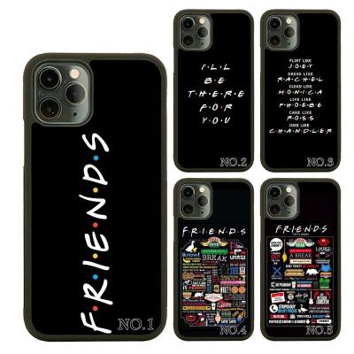 China 100% Eco-Friendly Phone Case TV Series Friends Black TPU+PC Classic Phone Case Accessories For iPhone 12 Case for sale